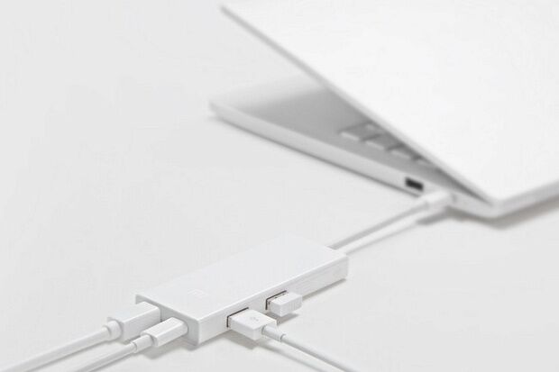 Оригинальный кабель-переходник Xiaomi USB-C/Mini DisplayPort (White/Белый) - 5