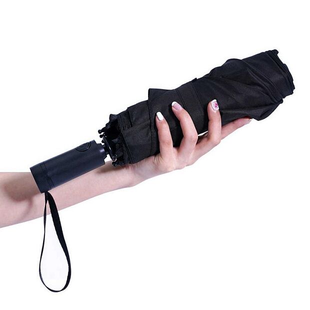Зонт KongGu Auto Folding Umbrella WD1 (Black/Черный) - 3