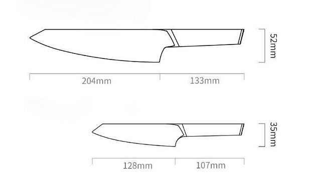 Набор ножей HuoHou Fire Compound Steel Knife Set : характеристики и инструкции - 4