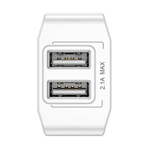 Сетевое зарядное устройство Baseus Mini Dual-U Charger 2.1A EU CCALL-MN02 (White/Белый) - 3