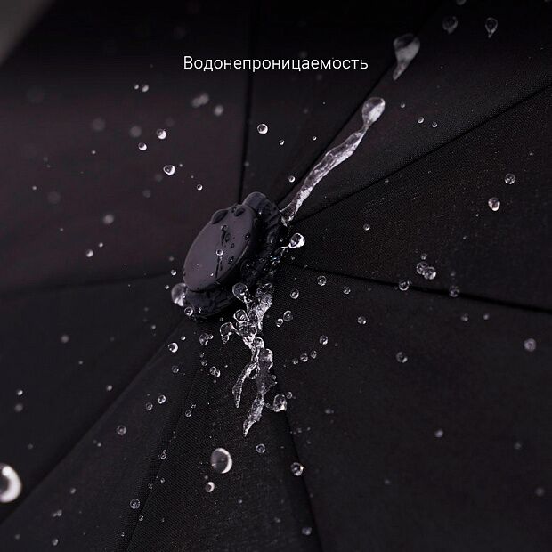Зонт KongGu Auto Folding Umbrella WD1 (Black/Черный) - 5