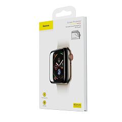 Защитное стекло BASEUS SGAPWA4-G01 для Apple Watch, черный, 40mm