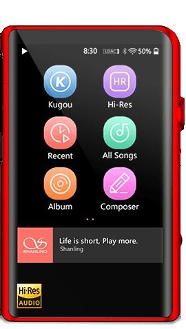 Xiaomi Shanling M2x Portable Music Player (Red) 
