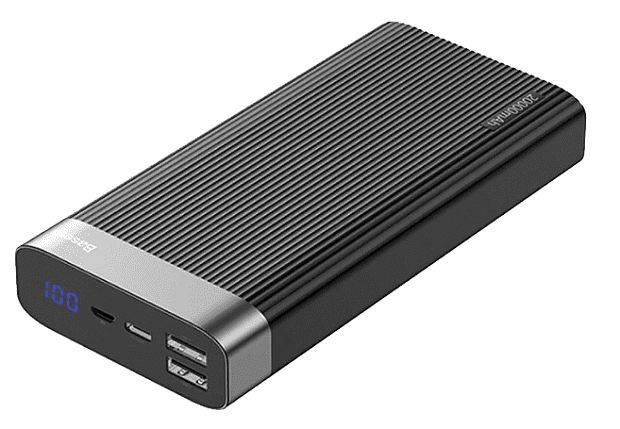 Внешний аккумулятор Baseus Parallel Type-C PD +QC3.0 Power Bank 20000mAh 18W (Black/Черный) : отзывы и обзоры - 2