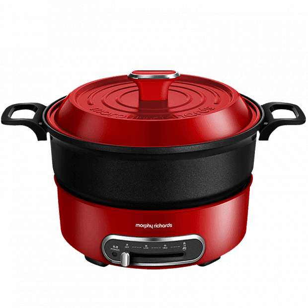 Пароварка Morphy Richards Multifunctional Round Pot (Red/Красный) - 1